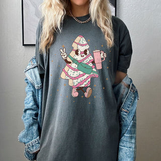 Debbie Cake Christmas Comfort Colors Graphic Tee