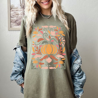 Fall Vintage Pumpkin Comfort Colors Graphic Tee