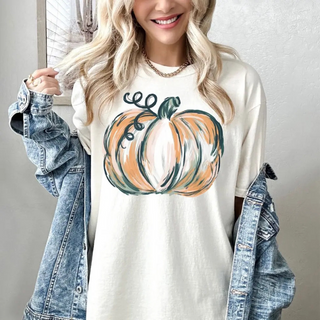 Pumpkin Fall Graphic Comfort Colors Tee