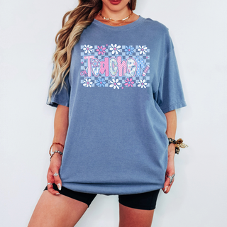 Colorful Chic Teacher Designs – Comfort Colors Tees