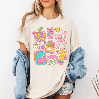 Colorful Chic Teacher Designs – Comfort Colors Tees