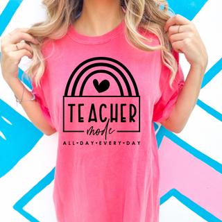 Teacher Mode Comfort Colors Tee