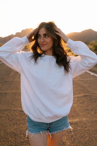 Bride Embroidered Crewneck Sweatshirt