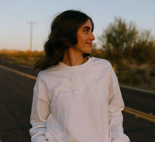 Bride Embroidered Crewneck Sweatshirt