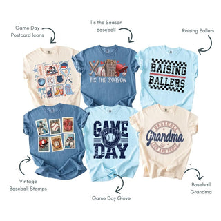 Baseball Comfort Colors Graphic Tees