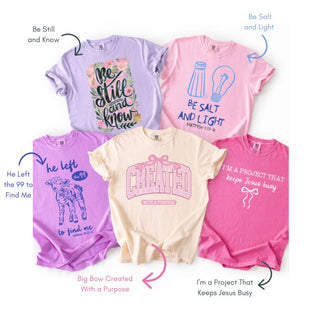 Christian Women's Comfort Colors Graphic Tees