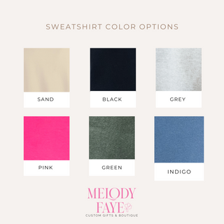 Embroidered God Is Good Bow Christian Sweatshirt