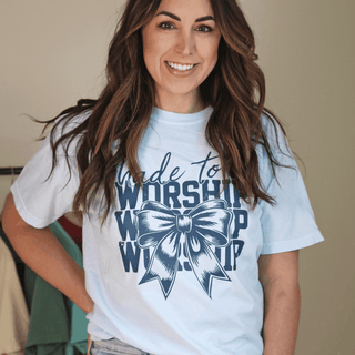 Made to Worship Christian Comfort Colors Tee
