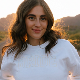 Bride Embroidered Crewneck Sweatshirt