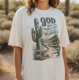 God Will Make A Way Christian Comfort Colors Tee