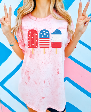 red white and blue popsicle shirt, patriotic Comfort Colors tee, July 4th shirt for women, summer graphic tee, bomb pop t-shirt, patriotic Christian shirt, cute USA shirt