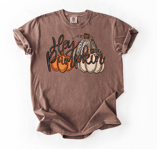 Hey Pumpkin Fall Comfort Colors Tee