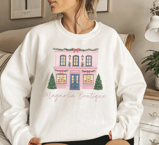Personalized Christmas Boutique Sweatshirt