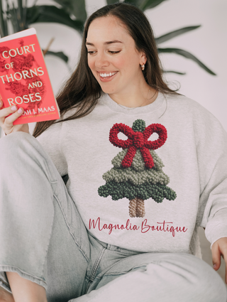Custom Boutique 3D Christmas Tree Sweatshirt