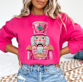 Pink Nutcracker Christmas Sweatshirt