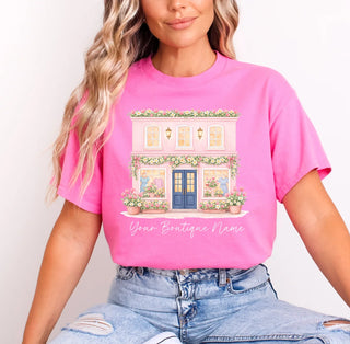 Personalized Pink Boutique Tee