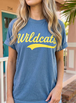 Custom Team Name Script Comfort Colors Tee