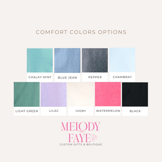 Christian Women's Graphic Tee Created With A Purpose Comfort Colors