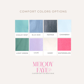 Wildflower Meadow Sketch Comfort Colors Tee