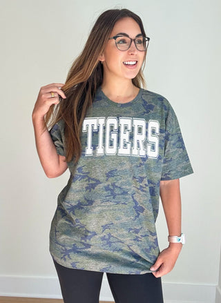 Personalized Camo Graphic Tee for Women