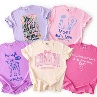 Christian Women's Comfort Colors Graphic Tees