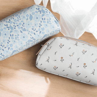 Large Floral Cosmetic Pouch Toiletry Bag Pouch Travel Makeup Bag