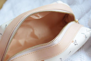 Large Floral Cosmetic Pouch Toiletry Bag Pouch Travel Makeup Bag