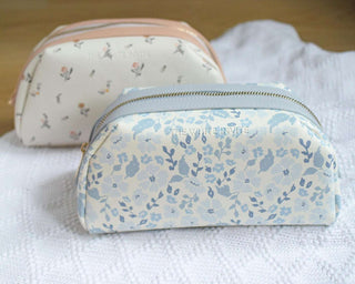 Large Floral Cosmetic Pouch Toiletry Bag Pouch Travel Makeup Bag
