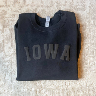 Custom Embossed City State or Area Code Name Sweatshirt