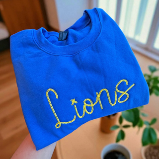 Custom Embroidered School Game Day Sweatshirt