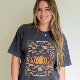 Fall Vintage Pumpkin Comfort Colors Graphic Tee