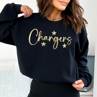 Personalized Gold Font Crewneck Sweatshirt